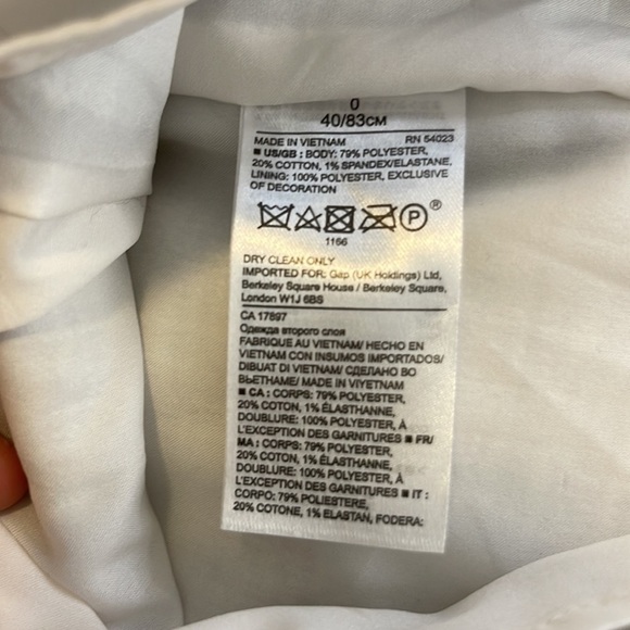 Banana Republic Boucle Fringe Skirt Color Gray Texture Size 0 - Picture 7 of 8